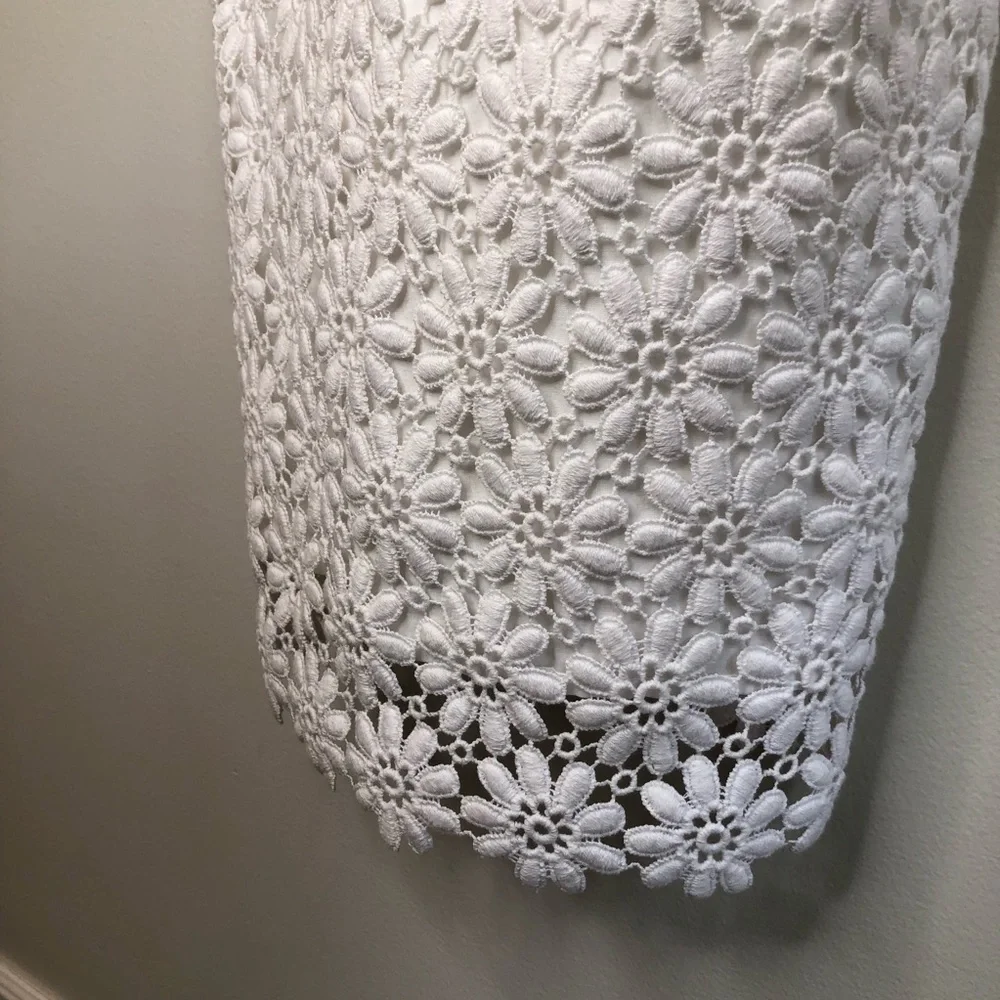 LILLY PULITZER Bowen Floral Strapless White Lace Dress NEW Size 2 - Picture 7 of 10